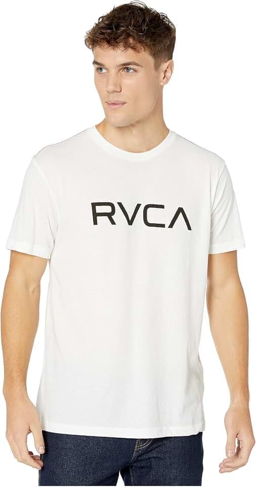 RVCA Men's Red Stitch Graphic Crew T-Shirt