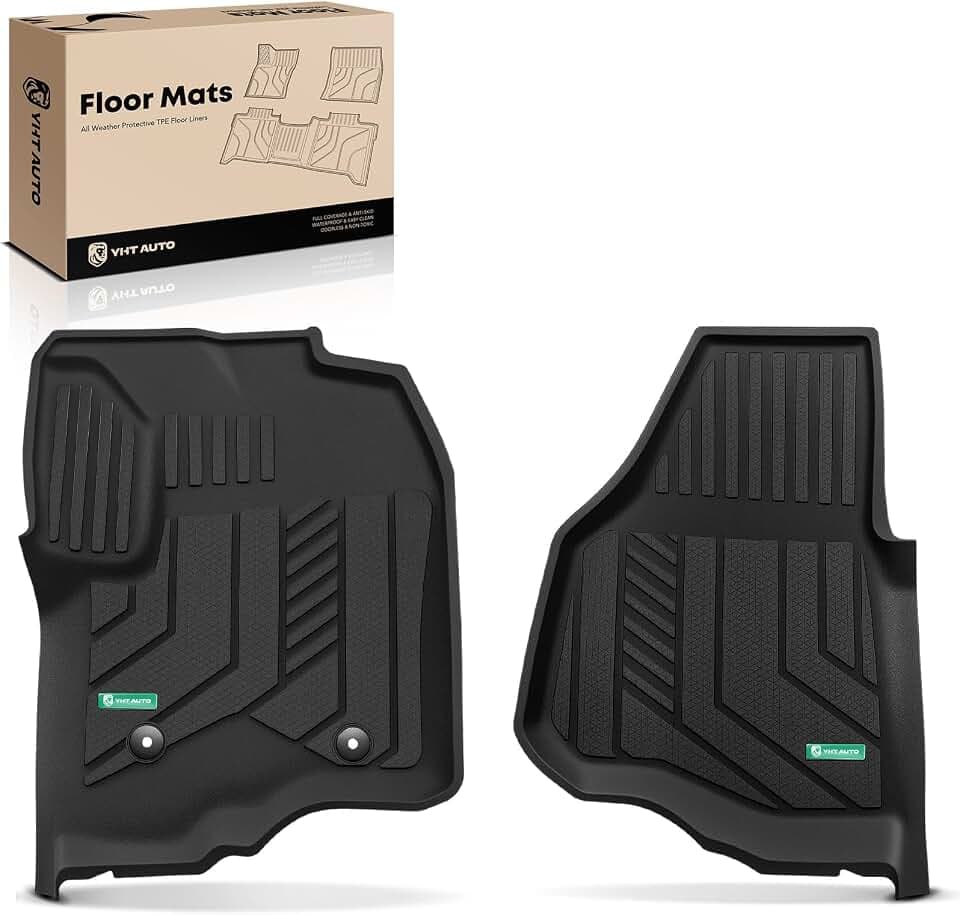 YHTAUTO Front Automotive Floor Mats All Weather Car Mats for Ford
