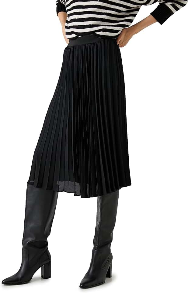 Koton Damen Pleated Midi Skirt