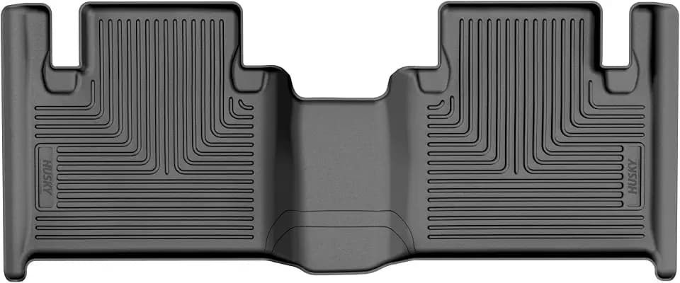 Husky Liners Weatherbeater Floor Mats | Fits 2005-2011 Toyota Tacoma | 2nd Row, 1-pc Black - 16161