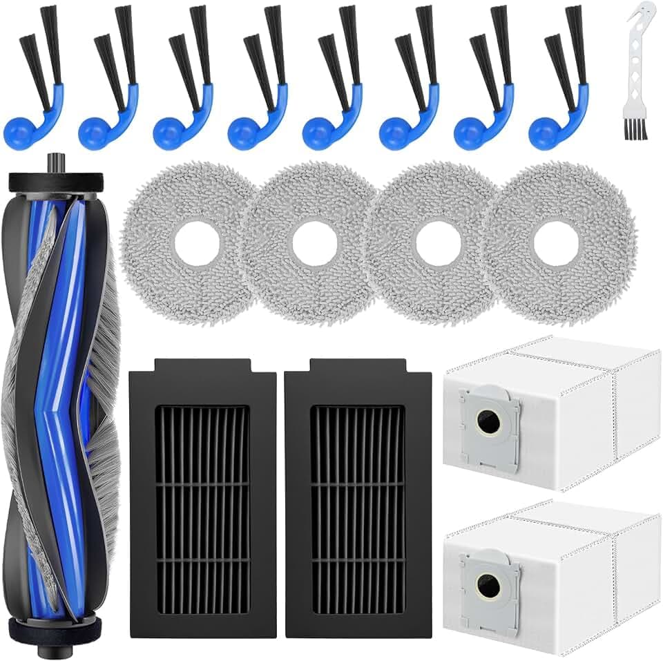 18 Stück T50 Omni Gen3 Zubehör für Ecovacs Deebot T50 Pro Omni Gen3