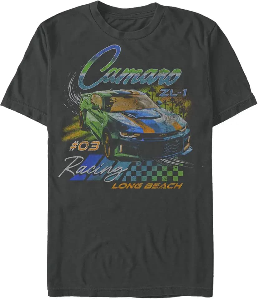 Fifth Sun Mens General Motors Camaro Racer Young Men's Short Sleeve Tee Shirt