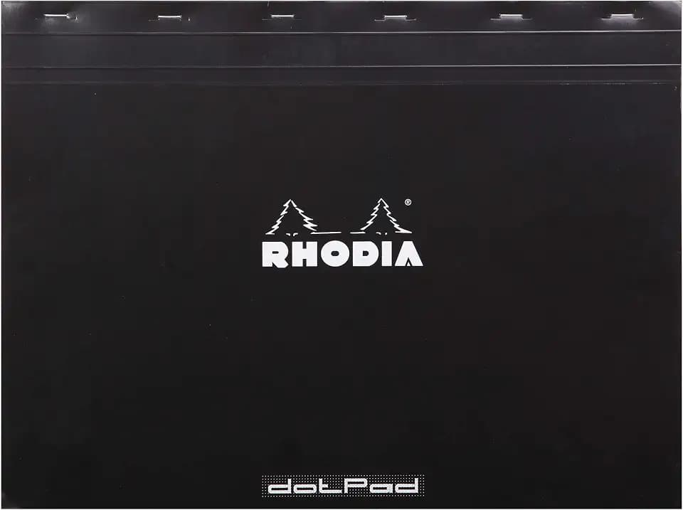 Rhodia 38559C Notizblock DotPad A3+ (42x31,8cm,) 80 Blatt dot Schwarz