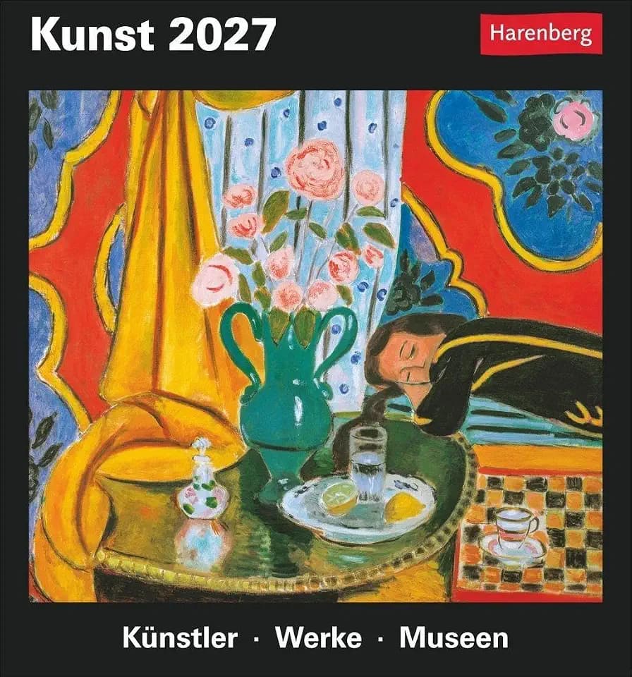 Kunst Tagesabreißkalender 2027 - Kulturkalender - Künstler, Werke, Museen: Kunstvoller Tageskalender 2027 zum Abreißen. Kultur-Kalender mit hochkarätigen Kunstwerken aus Galerien und Museen aller Welt