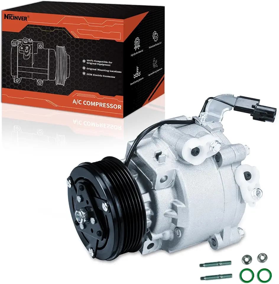 Air Conditioning Compressor AC Compressor AC Compressor AC Clutch CO 29091C Replacement for M-itsubishi Lancer O-utlander O-utlander Sport RVR AKS011H402C