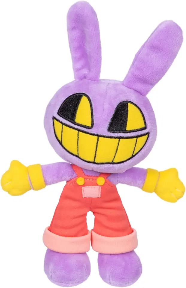 The Amazing Digital Circus Deluxe Jax Plush Figure, 8"/20.3 CM Figure Made with Premium Materials, Collect Caine, Pomni, Kinger, Jax and Ragatha