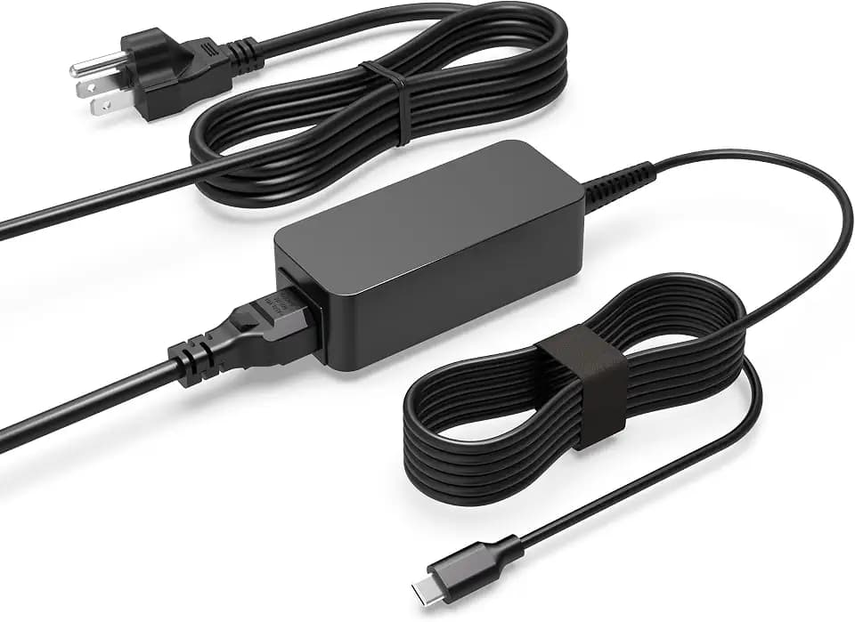 45W USB C Charger Compatible with Lenovo Chromebook/ThinkPad/Yoga Laptop
