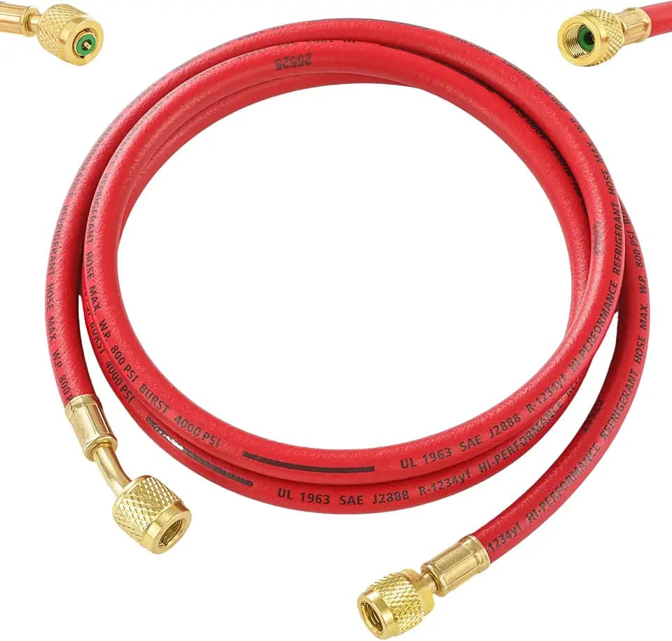 AC Refrigerant Charging Hose, Manifold Gauge Hose for R410A R404 R134A R12