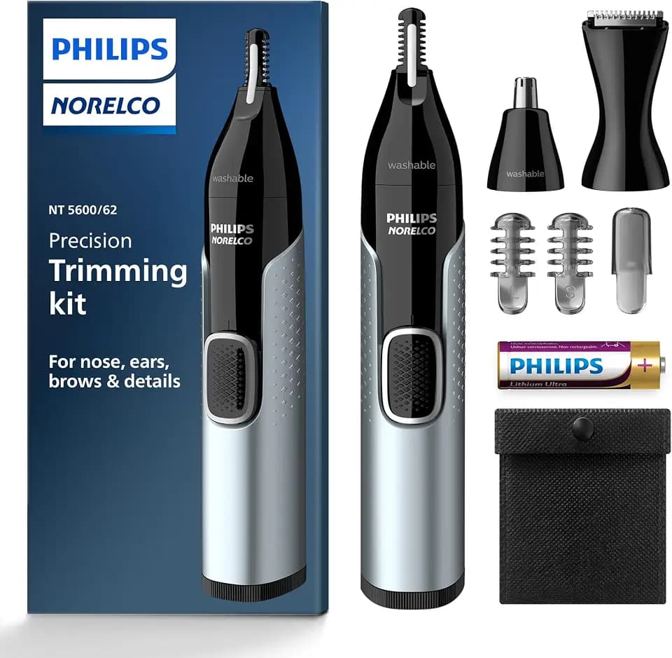 Norelco Philips Nose Trimmer 5000 for Nose, Ears, Eyebrows & Details