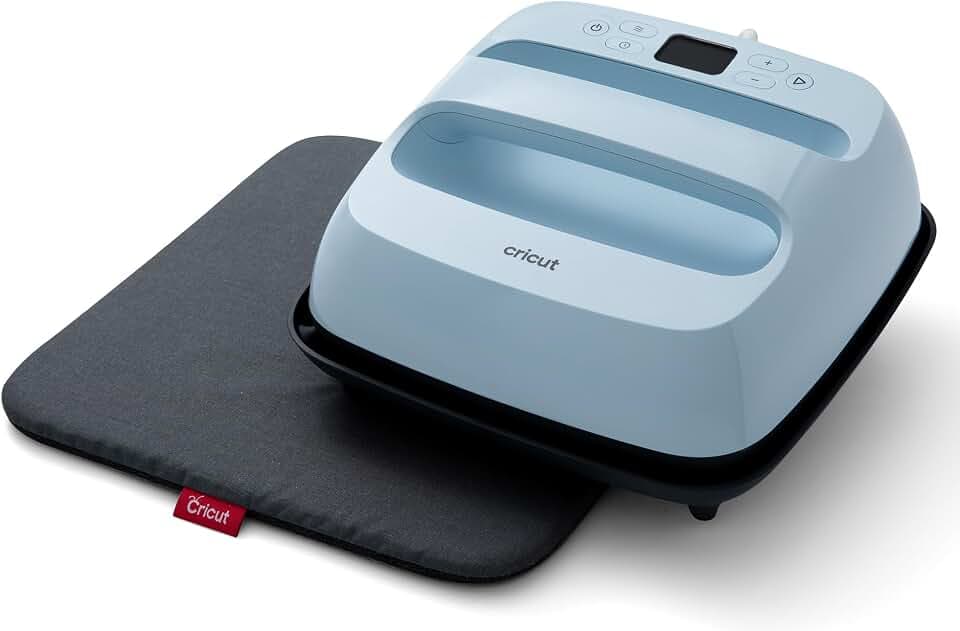 Cricut EasyPress 3 Heat Press (9"x 9") with Heat Press Mat (12" x 12")