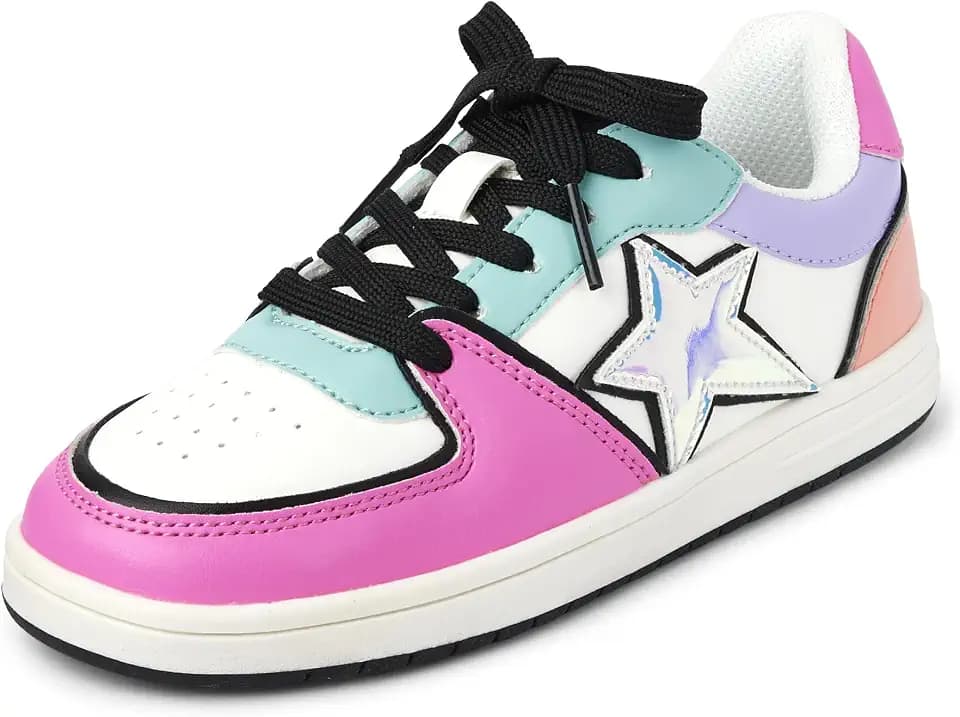 The Children's Place Girls' Girls' Casual Lace Up Low Top Sneakers