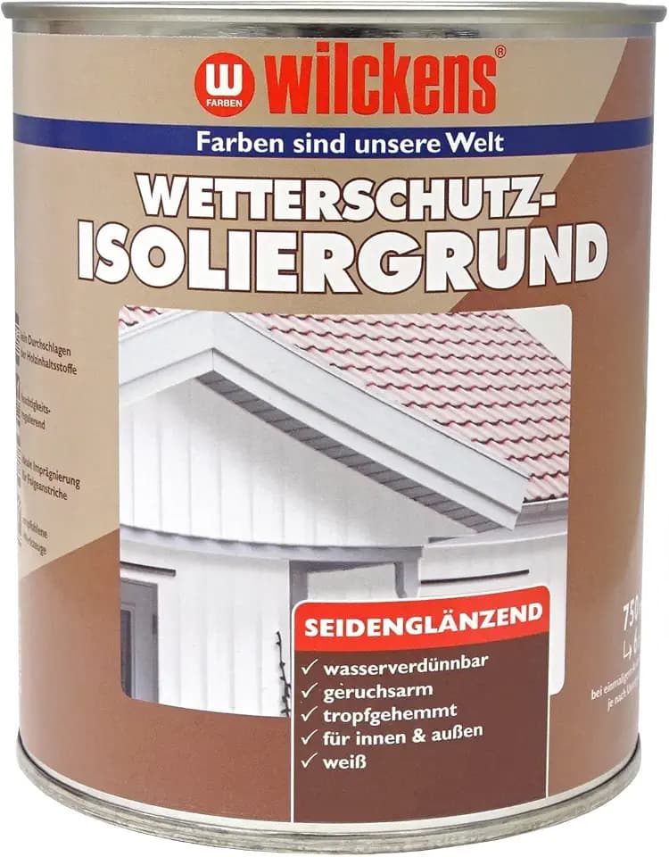 Wilckens Wetterschutz-Isoliergrund, 750 ml, Weiß
