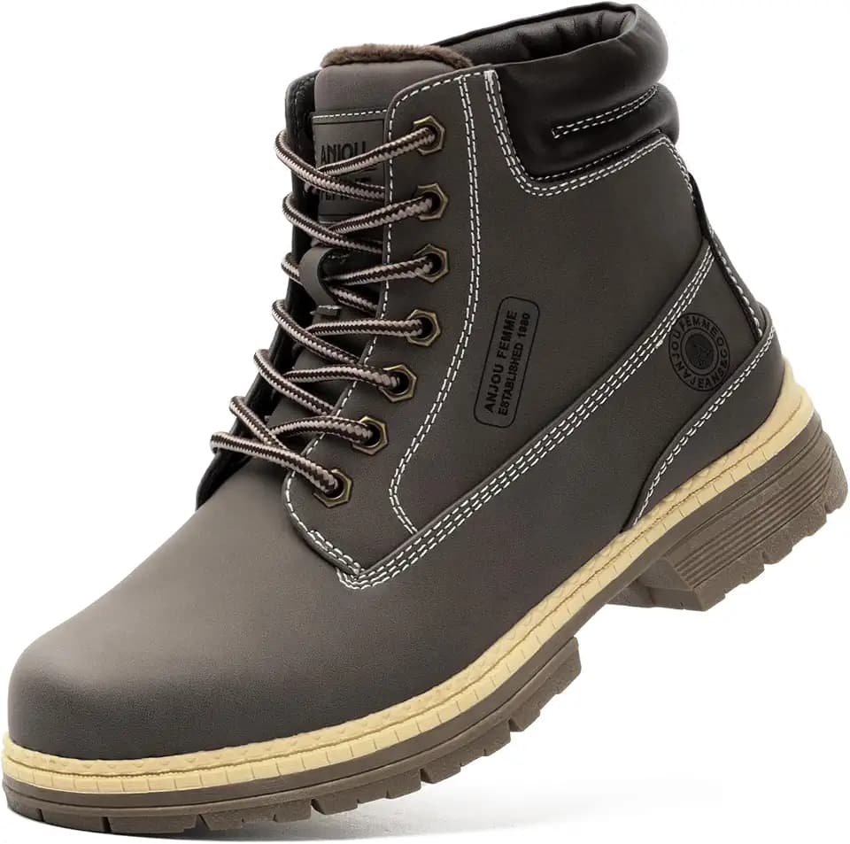 Women's Combat Ankle Hiking Boots Waterproof Lightweight Casual Outdoor