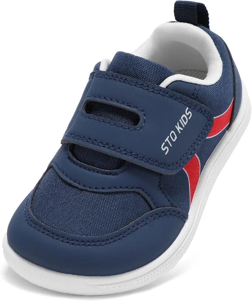 STQ KIDS Toddler Wide Toe Box Shoes Boys Girls Barefoot Preschool Sneakers