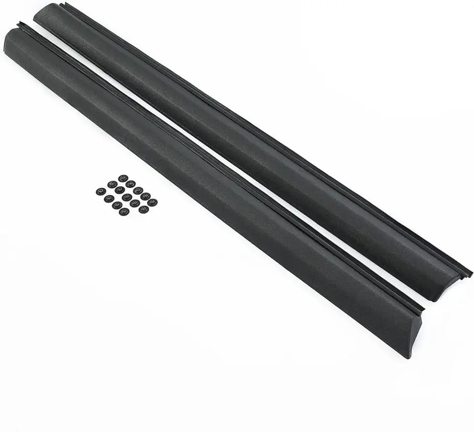 KUAFU Door Panel Rails w/Window Felt Compatible with Camaro Firebird