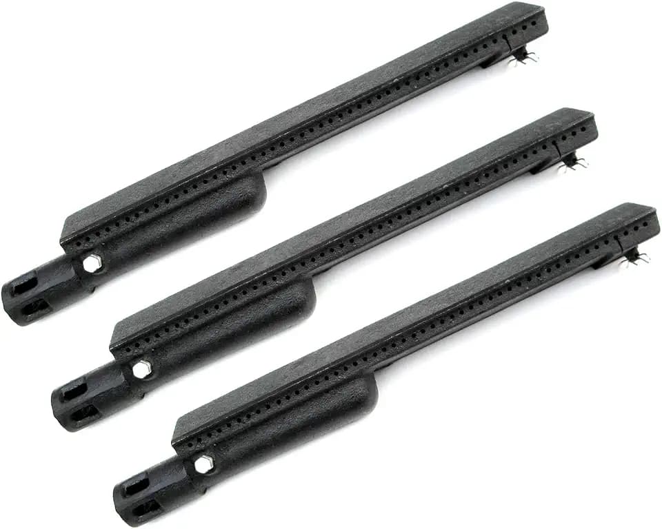 Parts DB101 3-Pack 15 13/16 Inch Cast Iron Burner Tube Kit Gas Grill Replacement Parts for Jennair 720-0061, 720-0062, 720-0063, Nexgrill 720-0671, 720-0165, Charbroil Gas Grill Models