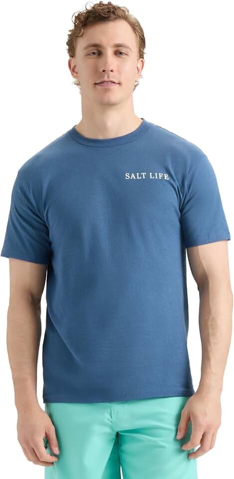 Salt Life Men's Lush Canopy Short Sleeve Classic Fit Shirt