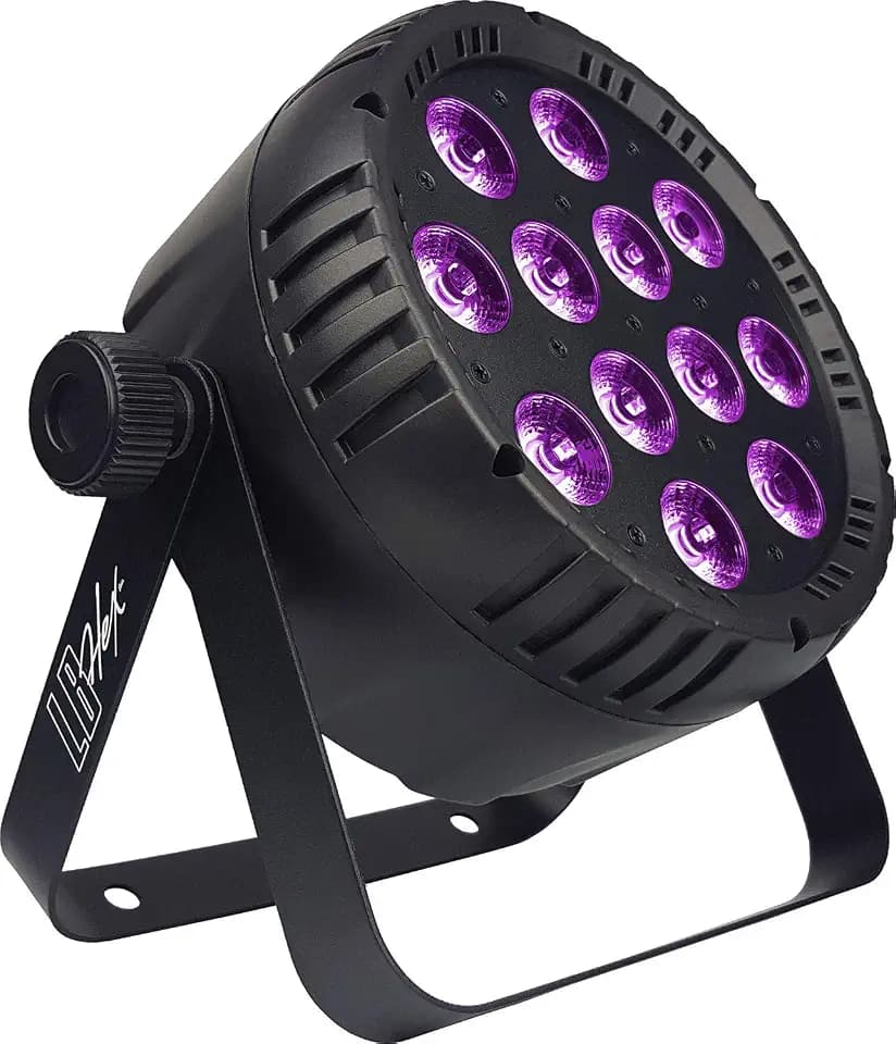 Blizzard Lighting LB PAR Hex 6-in-1 LED Wash (RGBAW+UV) Wedding, Church Stage Lighting, 4X4X4