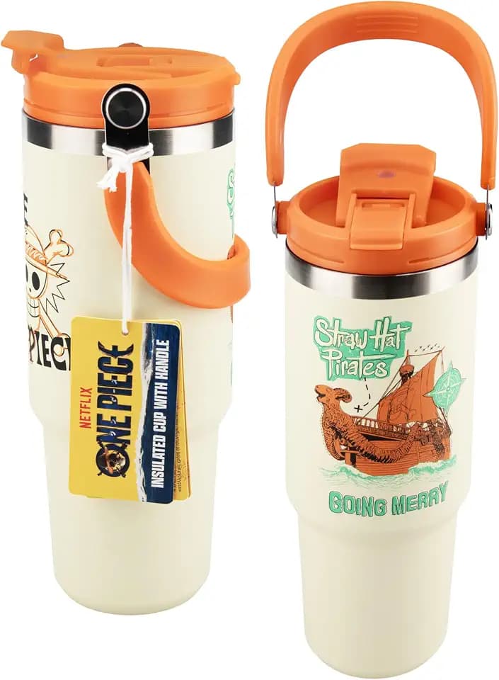 Paladone One Piece Isolierter Tumbler 900 ml – Offiziell lizenziertes One Piece-Produkt