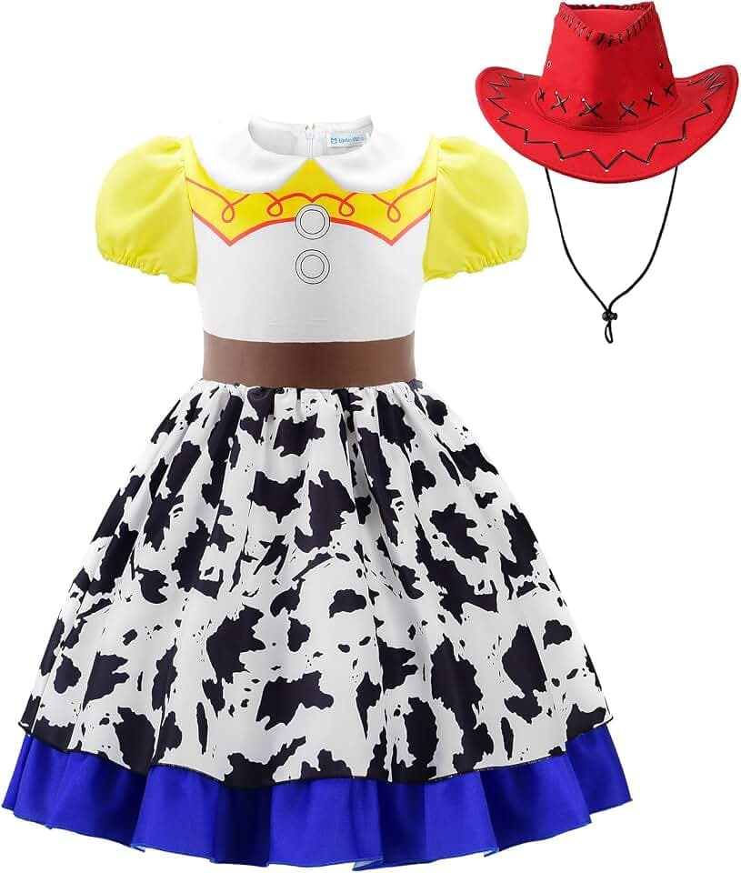 Cowgirl Costume Dress for Girls Cowgirl Party Dress Up Outfit