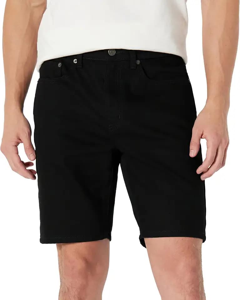 Amazon Essentials Men's Heavyweight Stretch Straight-Fit Jean Shorts, Mid Rise, 9" Inseam