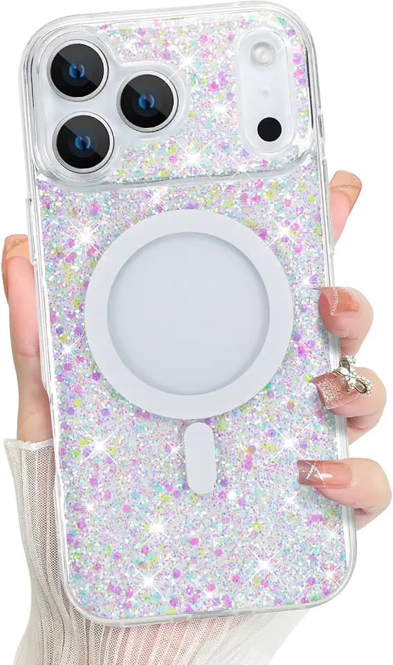 Bonoma for iPhone 17 Pro Max Case 2025 Bling Crystal -Sparkly Glitter