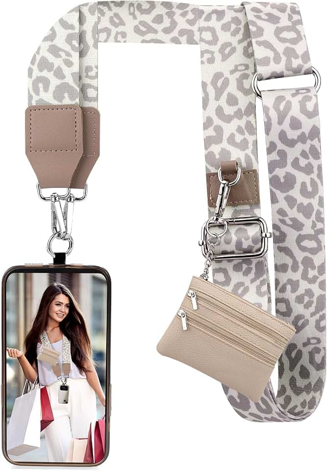 XANGNIER Clip and Go Strap for Phone with Wallet Crossbody,Multicolor 16