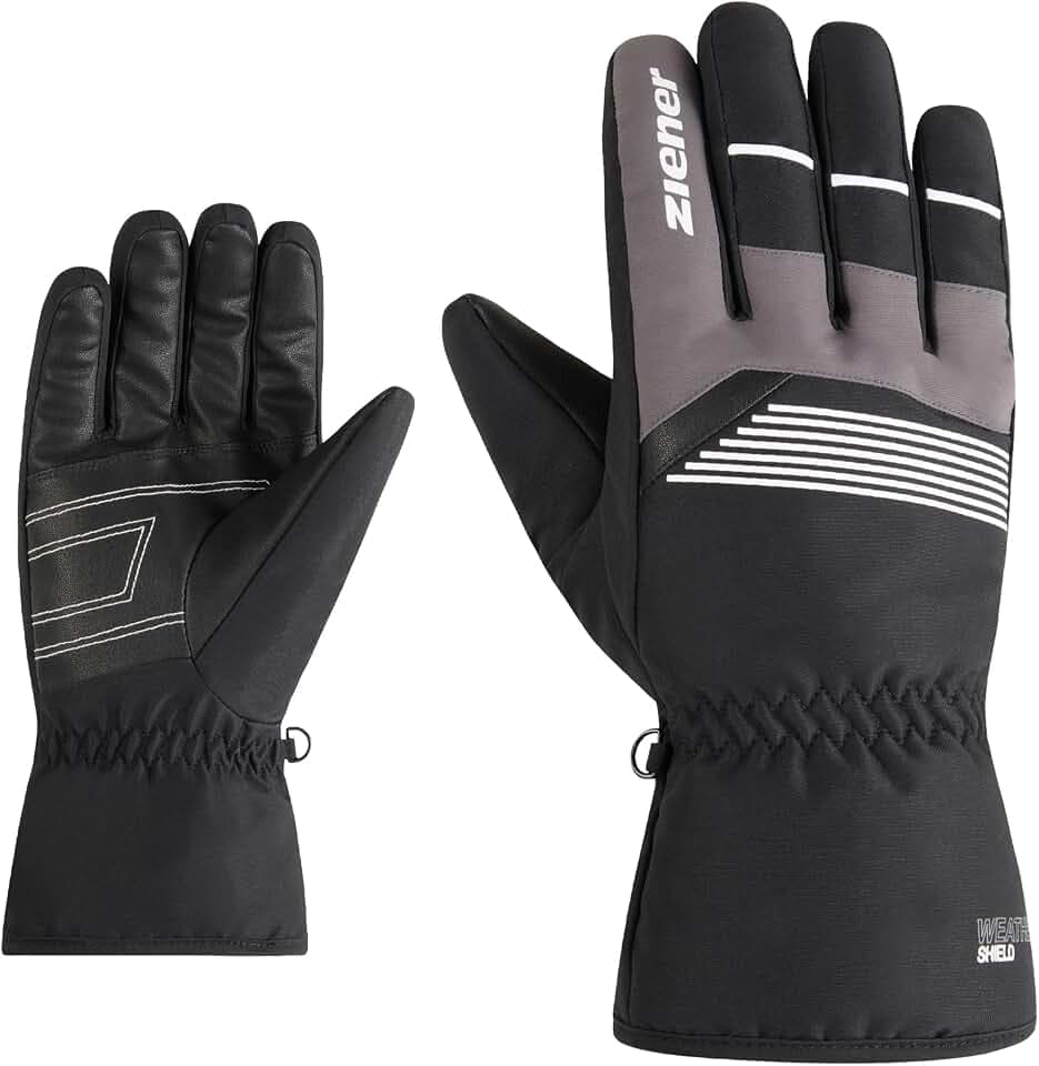 Ziener Herren GEVIN-Z Ski-Handschuhe/Wintersport | Wind- wasserabweisend