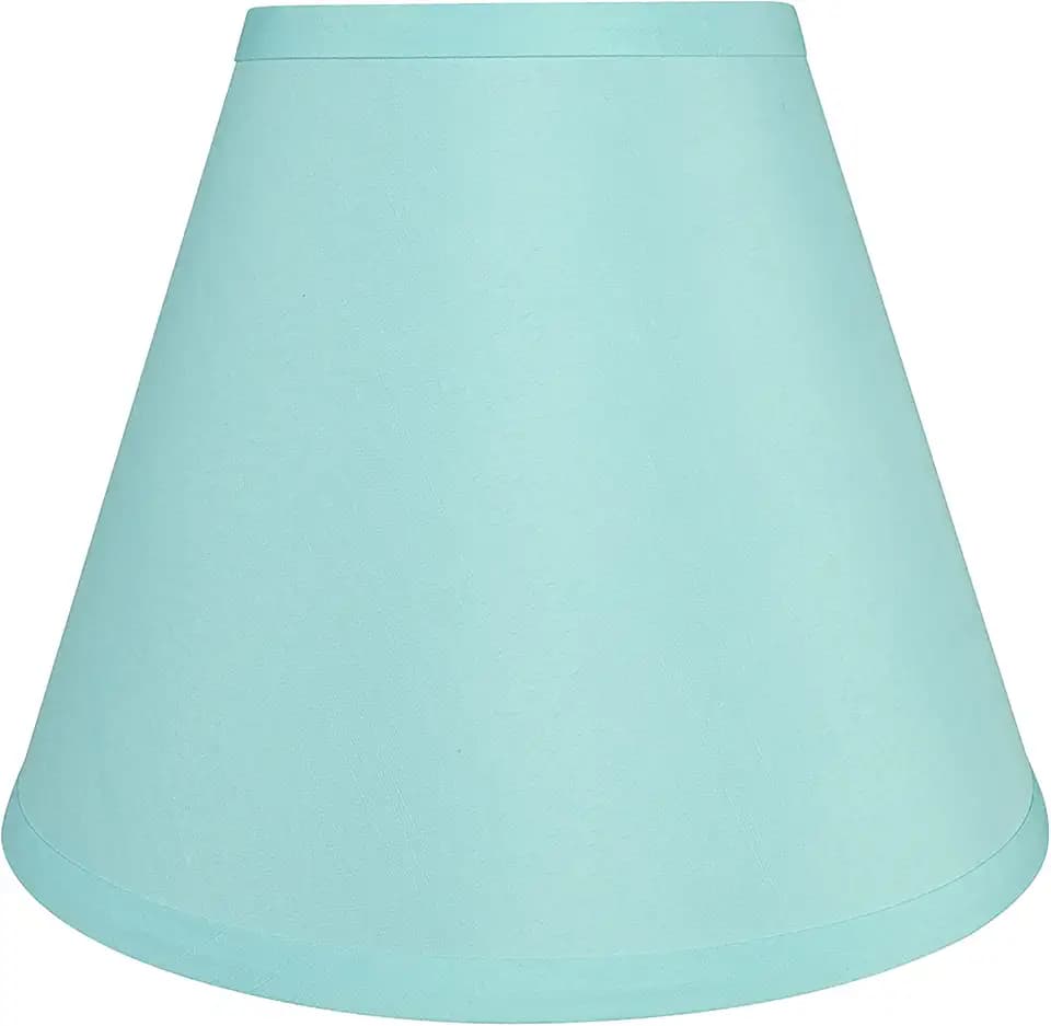 Aspen Creative 58927 Transitional Hardback Empire Shape UNO Construction Lamp Shade in Aquamarine, 10" Wide (5" x 10" x 8")