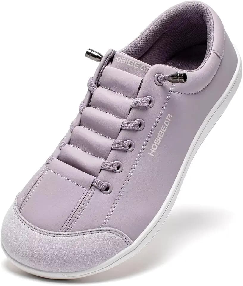 HOBIBEAR Barefoot Shoes Lightweight Wide Toe Box Zero Drop Slip-on Shoes for Women