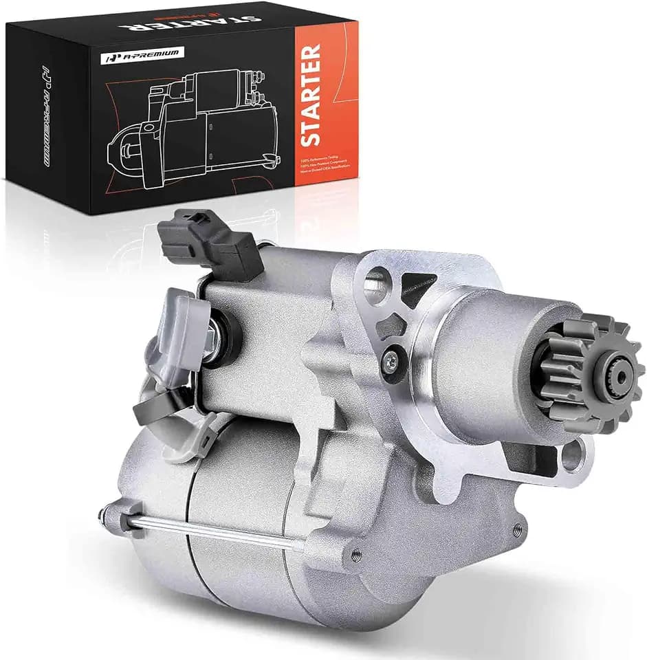 A-Premium Starter Motor, 12V 1.4KW 13 Teeth Clockwise