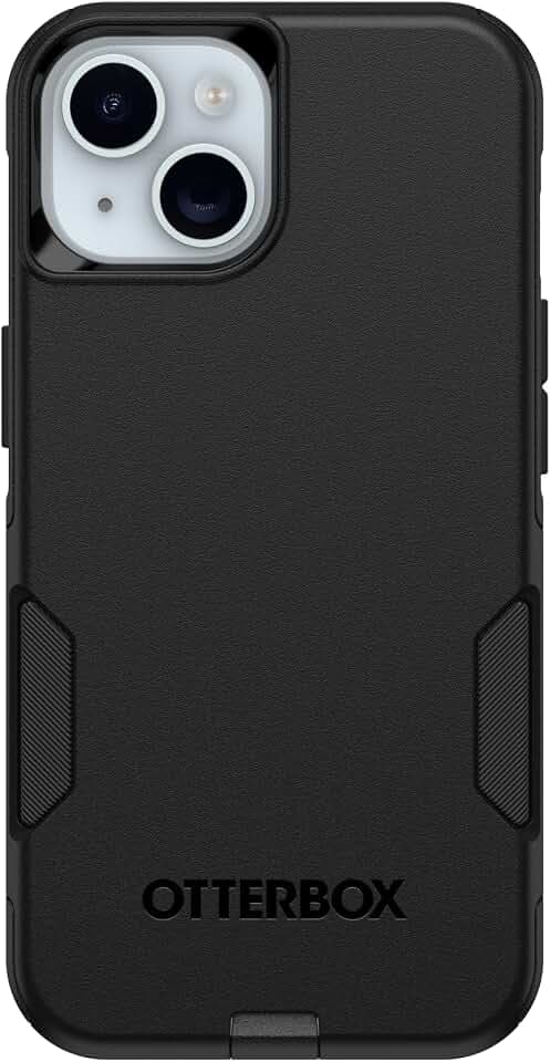 OtterBox Strawberry Commuter Series Case – Schwarz, schlank und robust, Taschenfreundlich, mit Port-Schutz