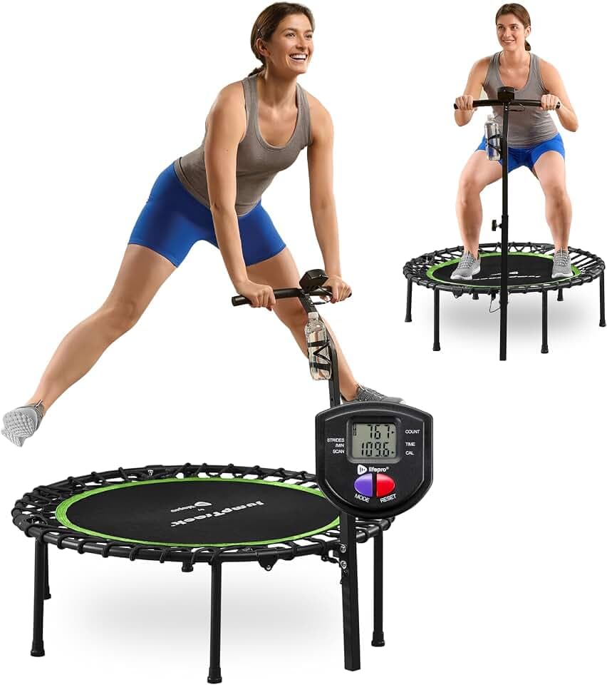 Lifepro JumpTrack Trampoline Rebounder with Jump Counter