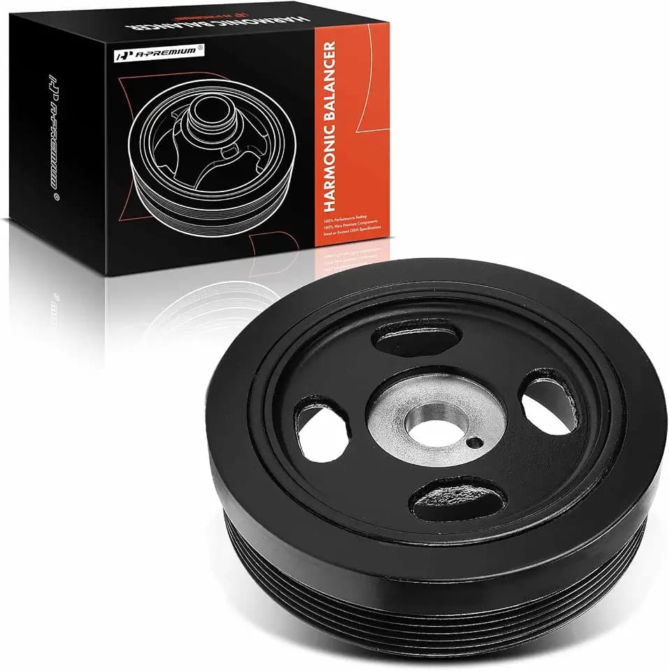 A-Premium Engine Harmonic Balancer Crankshaft Pulley Compatible with Subaru