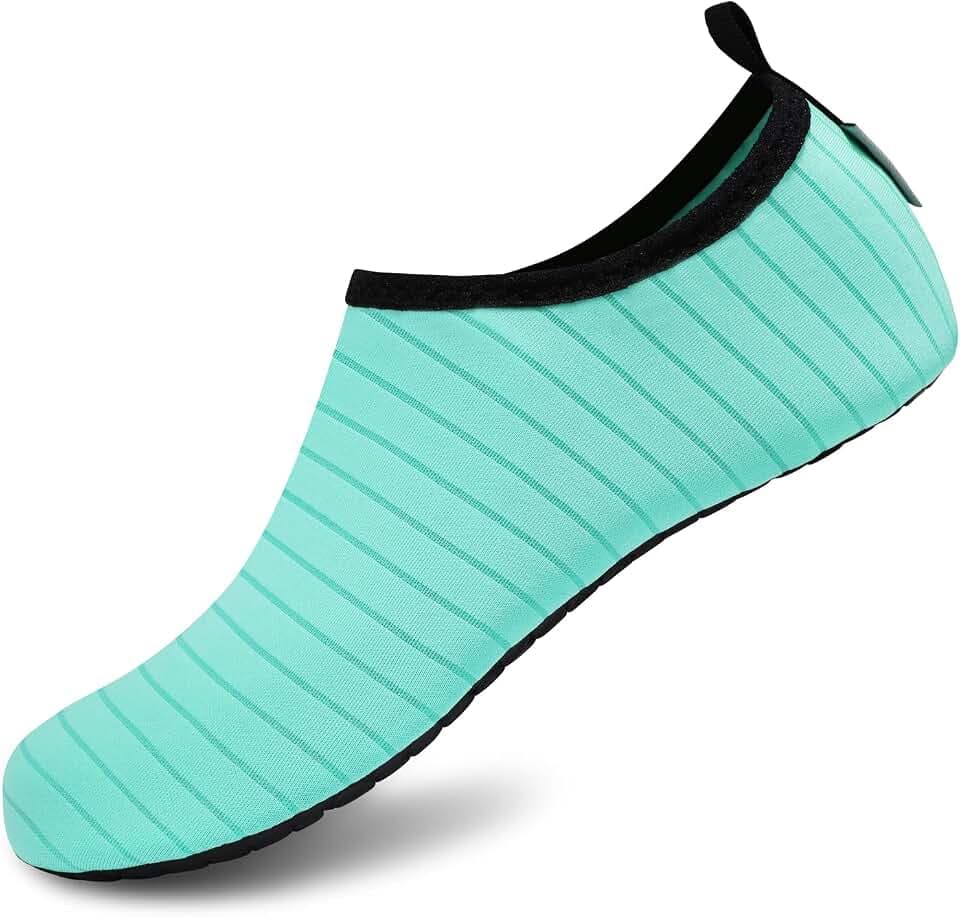 VIFUUR Water Shoes for Men Women Barefoot Quick Dry Aqua Socks Slip On