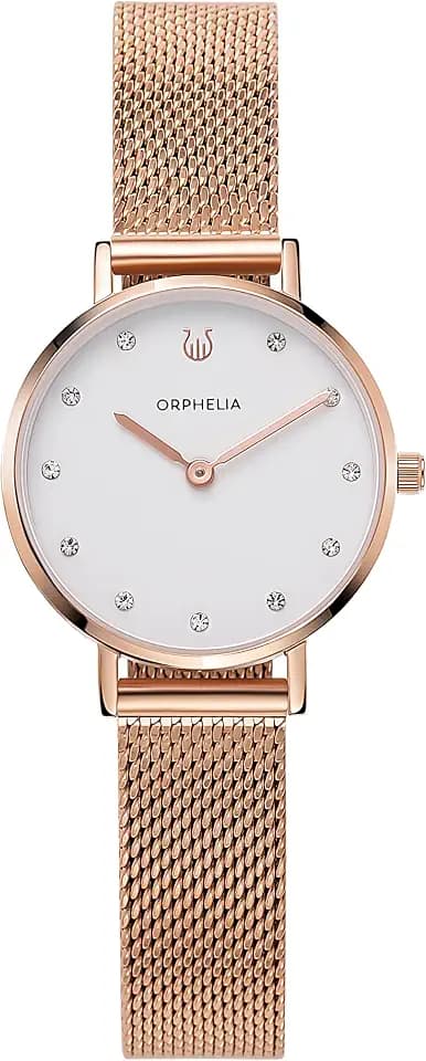 Orphelia Damen Analog Quartz Uhr Birdi mit Mesh Edelstahl Armband