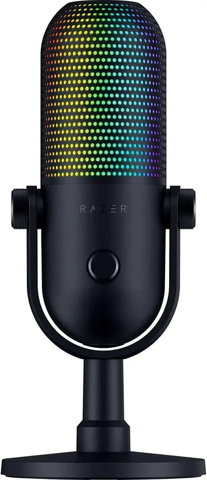 Razer Seiren V3 Chroma 32‐Bit DSP, USB-C Microphone for PC & Mac, Black