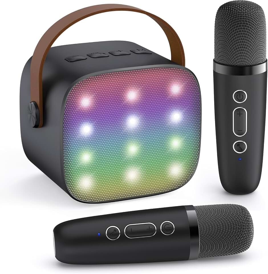 YLL Karaoke Machine for Kids Adults,Birthday Gifts for Boys 5-12+Years Old
