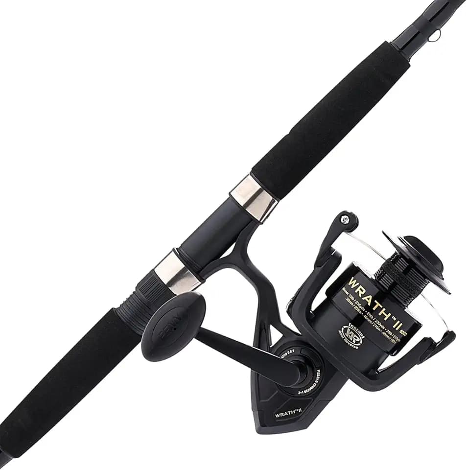 Penn Wrath II Spinning Reel and Fishing Rod Combo