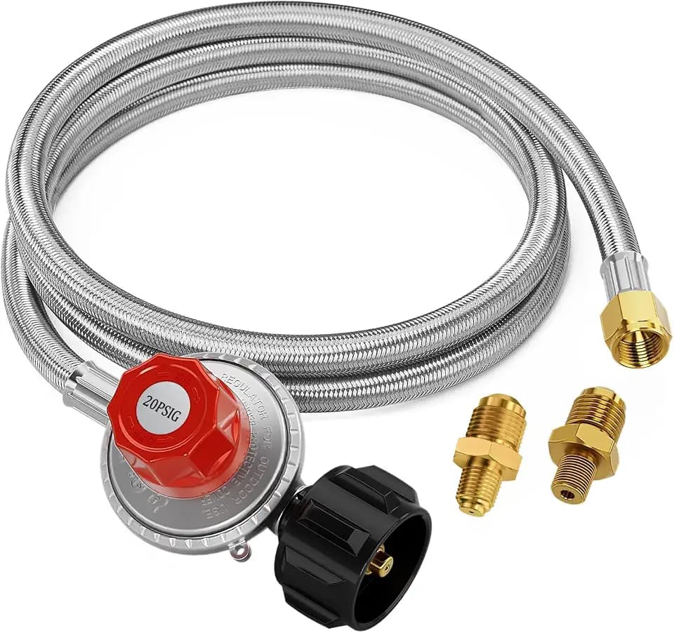 CALPOSE 5FT High Pressure Propane Regulator Hose