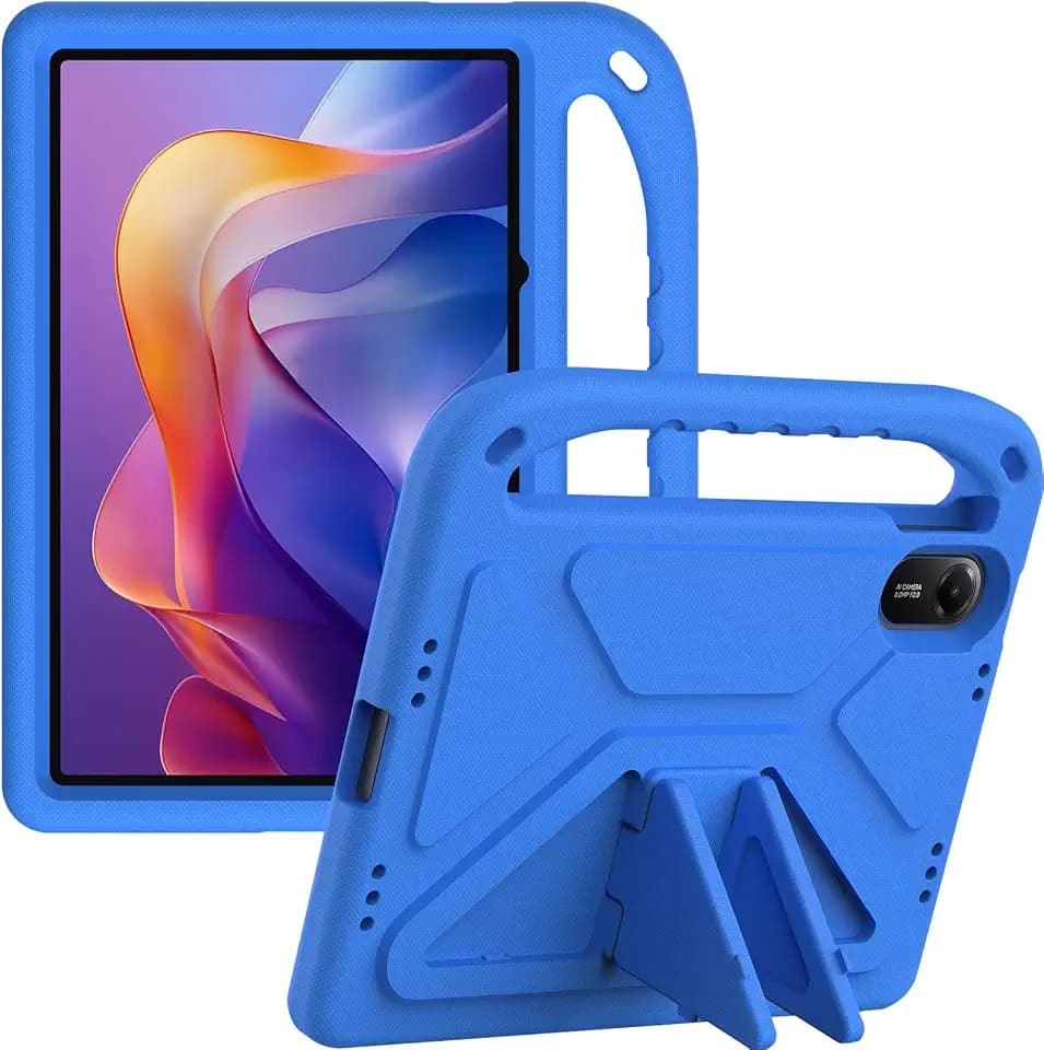 YRH für Redmi Pad 2 Hülle 11 Zoll 2025, Kinderhülle (Blau)