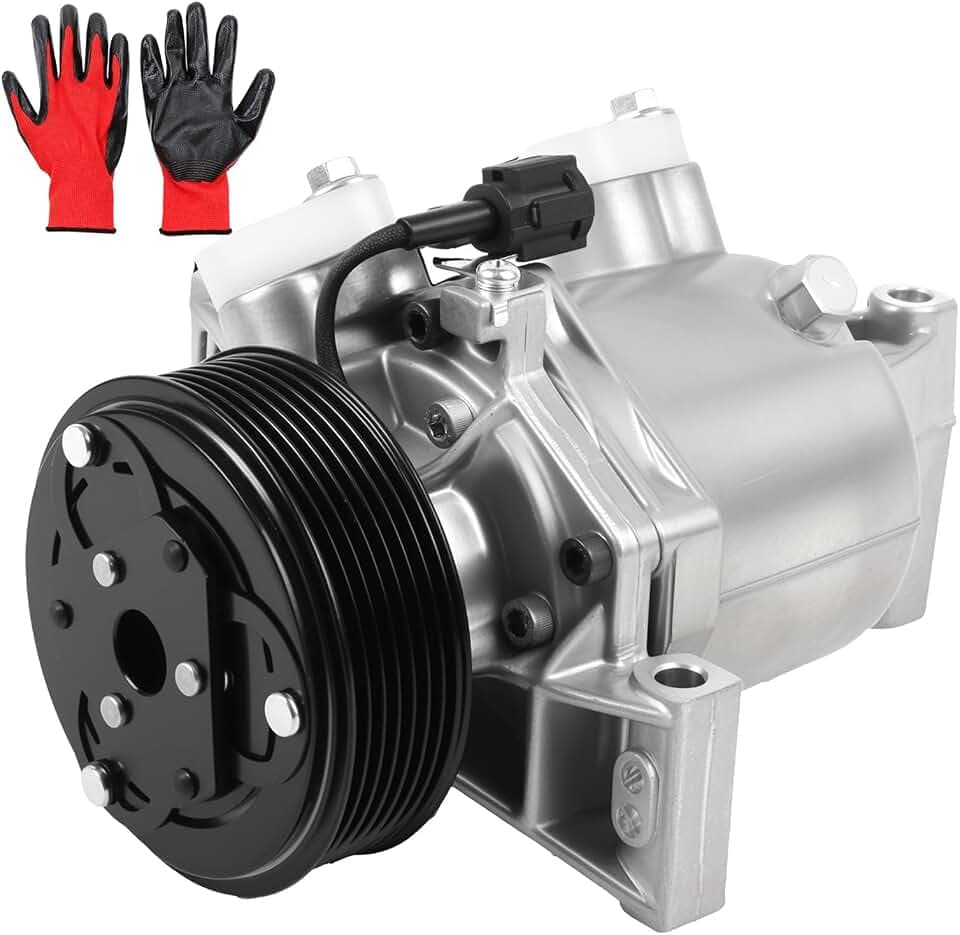 29099C Air Conditioner AC Compressor with Clutch Fits for 2012-2019 Versa 2014-2019 Versa Note 2016-2018 Tiida 1.6L 1.8L, Replace OE 57892 926001HC1B