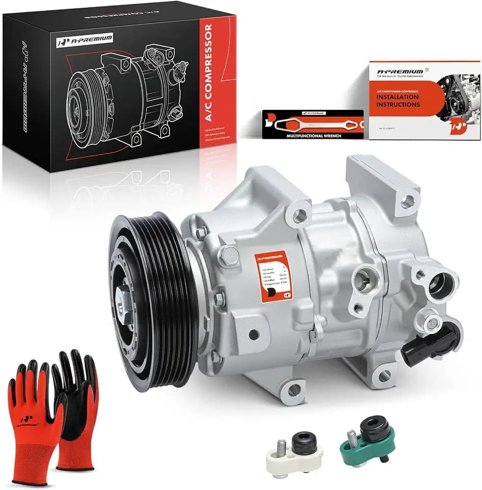A-Premium Air Conditioner AC Compressor with Clutch