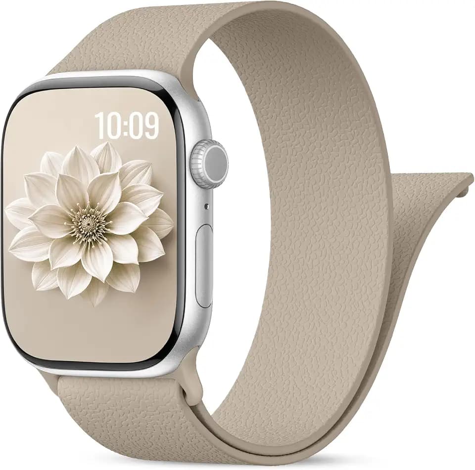 Magnetic Sport Silicone Band for Apple Watch 49/46/45/44/42mm for Women Men