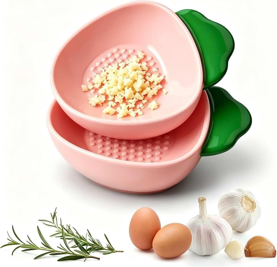 Ceramic Garlic Grater Plate - Carrot‑Shaped Orange 2-Piece