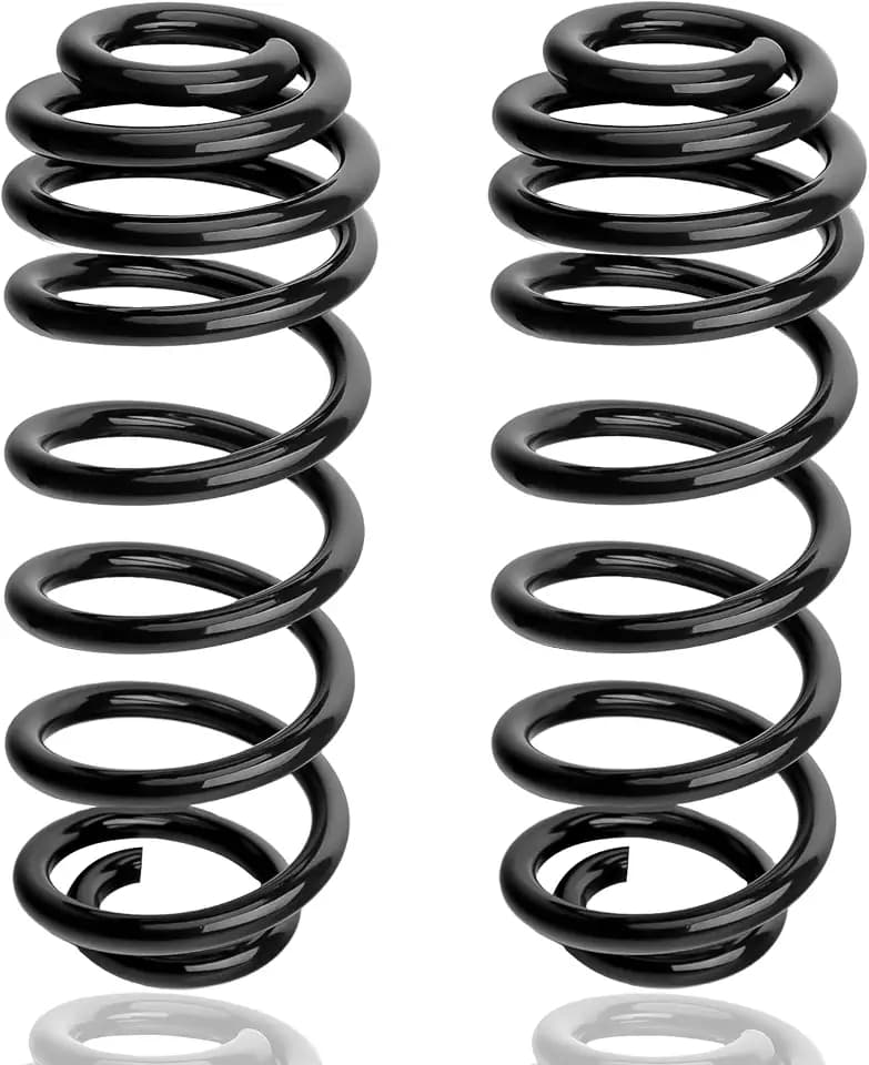 929-930 2Pcs Rear Heavy Duty Coil Springs, Providing Extra 70% Load Capacity, Compatible, Fits 2000-2023 Cadillac Escalade, Chevrolet Avalanche, Suburban, Tahoe, GMC Yukon, Yukon XL, (Black)
