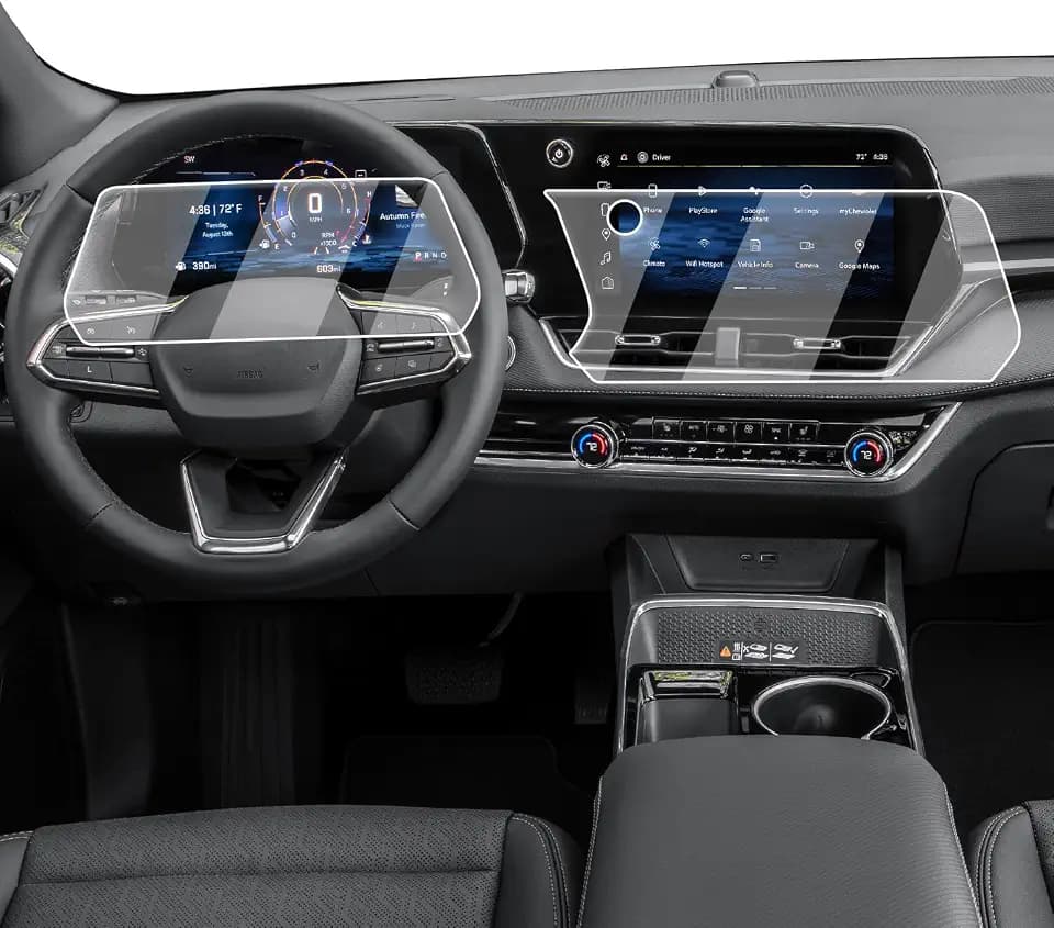 ECOZEN Screen Protector For 2025-2026 2027 Chevy Equinox - 2 Pcs [11.3-Inch Infotainment+11-Inch Instrument] Tempered Glass For 2025-2026 2027 Equinox Accessories - Not For Equinox EV