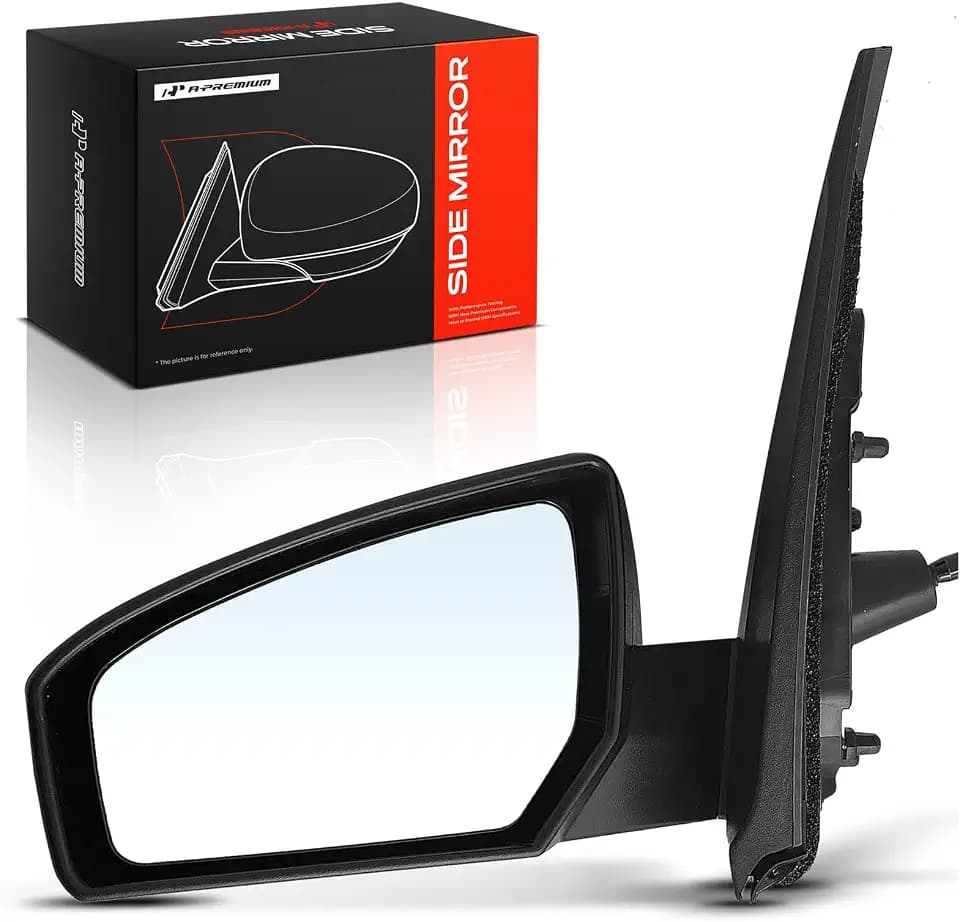 A-Premium Driver Side Manual Door Mirror Compatible with Nissan