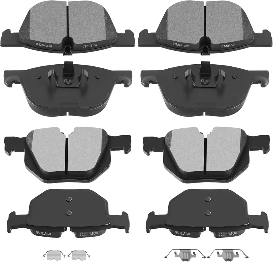 ECCPP D1294 8pcs Front Rear Ceramic Disc Brakes Pads Set Fit For BMW For X5