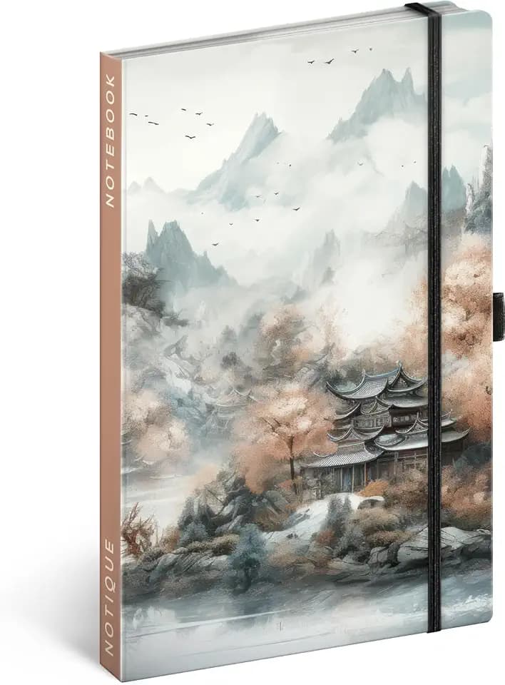 NOTIQUE Notizbuch Liniert Hardcover Notebook A5 Tagebuch Damen - Japan